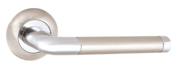 Ручка раздельная REX TL SN/CP-3 матовый никель/хром 105 мм