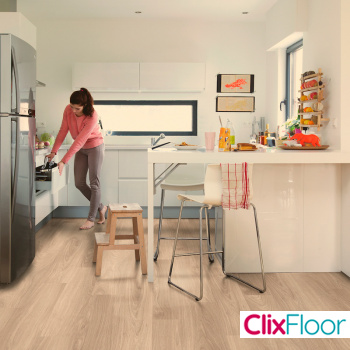 CLIX Floor Plus CXP 085 Дуб серый серебристый
